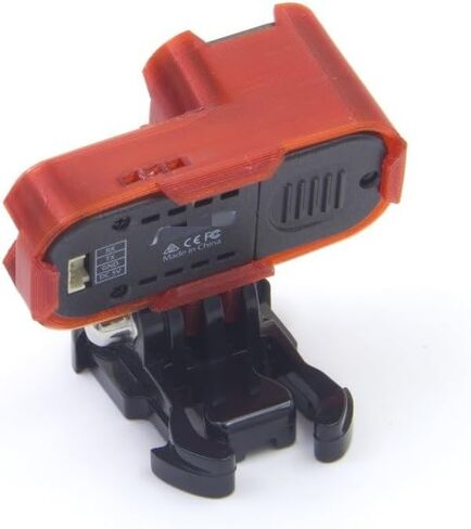 3D Printed TPU Mount Framework Support Bracket Holder Protection Compatible with RunCam Thumb Pro Version 4K Action Camera Compatible with FPV Drone(Black M2) in Kuwait