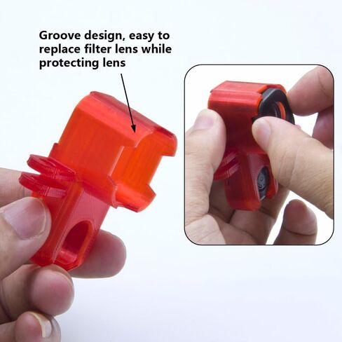 3D Printed TPU Mount Framework Support Bracket Holder Protection Compatible with RunCam Thumb Pro Version 4K Action Camera Compatible with FPV Drone(Black M2) in Kuwait