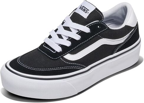 Vans Women's Brooklyn Ls Platform Shoe | Chunky Low-top Sneakers for Fashion, Work & Casual Wear in Saudi Arabia
