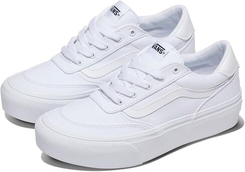 Vans Women's Brooklyn Ls Platform Shoe | Chunky Low-top Sneakers for Fashion, Work & Casual Wear in Saudi Arabia