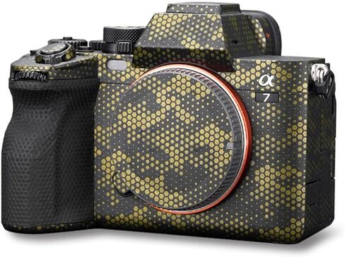 Anti-Scratch Camera Cover Skin Sticker for Sony Alpha 7 IV/A7M4/A7IV Camera Protector Film Skin (Shadow Camo Black) in Kuwait