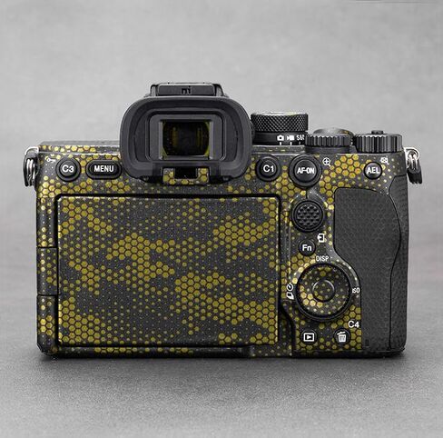 Anti-Scratch Camera Cover Skin Sticker for Sony Alpha 7 IV/A7M4/A7IV Camera Protector Film Skin (Shadow Camo Black) in Kuwait