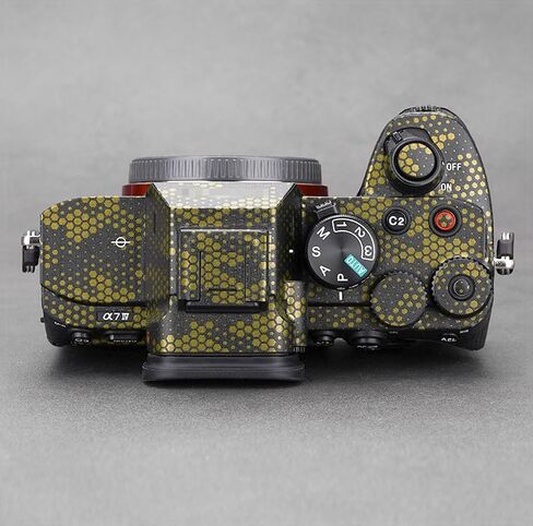 Anti-Scratch Camera Cover Skin Sticker for Sony Alpha 7 IV/A7M4/A7IV Camera Protector Film Skin (Shadow Camo Black) in Kuwait