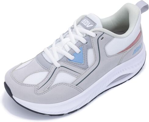 Womens Wide Toe Box Walking Shoes with Arch Support Plantar Fasciitis Tennis Sneakers Orthotic Shoes for Pain Relief in Saudi Arabia