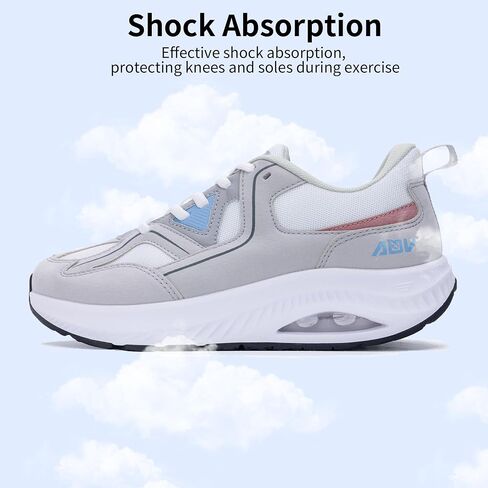 Womens Wide Toe Box Walking Shoes with Arch Support Plantar Fasciitis Tennis Sneakers Orthotic Shoes for Pain Relief in Saudi Arabia