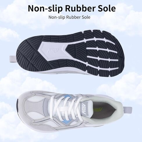 Womens Wide Toe Box Walking Shoes with Arch Support Plantar Fasciitis Tennis Sneakers Orthotic Shoes for Pain Relief in Saudi Arabia