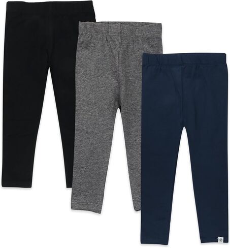 HonestBaby Multipack Leggings Skinny, Flare and Cargo Pants Organic Cotton for Infant Baby Girls, Toddlers, Little Kids in Saudi Arabia