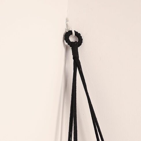 محشو بتخزين الحيوانات زاوية شنقا صافي حيوانات حيوان أرجوحة Macrame Display Plush Toy Holder for Kid Bedroom Decor Boho Playroom Playrizer (Cream) in Kuwait