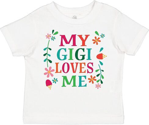 inktastic My Gigi Loves Me Girls Apparel Toddler T-Shirt in Saudi Arabia
