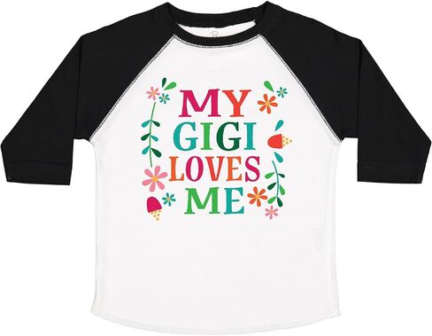 inktastic My Gigi Loves Me Girls Apparel Toddler T-Shirt in Saudi Arabia