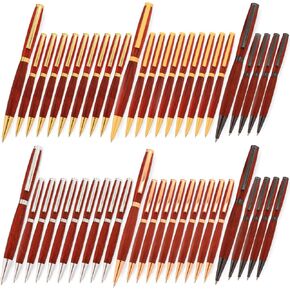 Slimline Pen Kit - Variety, 50 Pack, Includes 10 Gold, 10 Silver, 10 Copper, 10 Gun Metal, 10 Satin Gold
