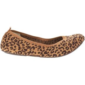 PUMA Womens Iliana Ballerina Leopard Ballet Flats Casual - Brown