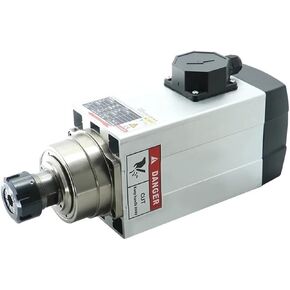 Engraving 4.5KW 220V/380V Air Cooled Square Spindle 3phase 18000RPM ER32 With Terminal Box for CNC Engraving Router Accessories(4.5KW 380V)