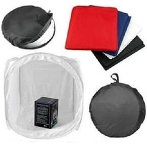 Photo Studio 24" Photography Tent Backdrop Carrying Case Cube Box Shooting 60cm