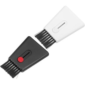 DOITOOL 2PCS فرشاة التنظيف تلسكوبيا متعددة استخدم أداة إلكترونية محمولة لكاميرا لوحة المفاتيح وصيانة شاشة الكمبيوتر المحمول الأنيقة لتصميم الألوان المزدوج للمكتب المنزلي والسفر