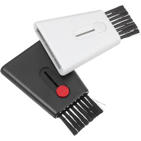 Gadpiparty 2pcs Telescopic Cleaning Brush Multi Use Laptop and Camera Screen Cleaner Portable Lightweight Brush for Keyboard Phone Monitor and Electronic Devices