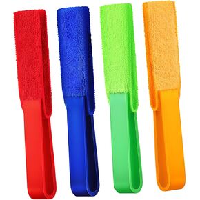 SAFIGLE 4Pcs Crevice Cleaner Brush Lightweight Gap Cleaning Tool for Dust Removal Tight Spaces for Home and Office Cleaning Easy to Store and Reusable