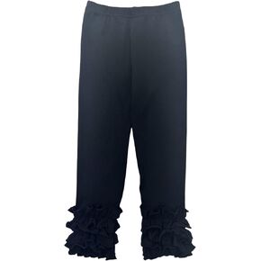 Bow Dream Baby Toddler and Little Girls Ruffle Leggings