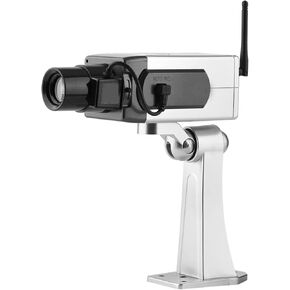 Dummy Camera, Fake Security Camera Auto Movement Dummy Camera Dummy Fake Surveillance Security Camera Fake Camera for Indoor & Outdoor