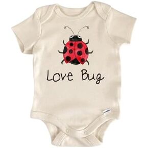 Lady Bug Snuggle - Baby Boy Girl Clothes Infant Bodysuit Funny Cute Newborn