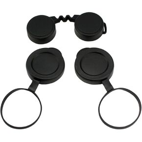 DOITOOL Optics Binocular Caps 10x42, Objective Lens Caps Rubber Waterproof Binoculars Protective Covers Accessories