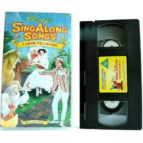 ديزني تغني على طول الأغاني: أحب أن أضحك - ماري بوبينز - الأطفال - بال VHS