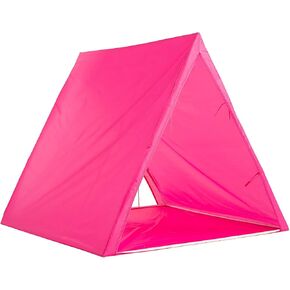 Pink Sleepover Tent, 45" x 43" x 40", Great for Kids Slumber Parties, School and Grand Event Decorations