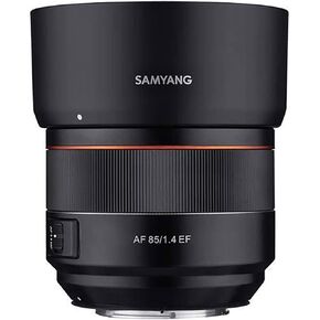Samyang 85mm F1.4 High Speed Auto Focus Lens for Canon EF Mount, Black (SYIO85AF-C)