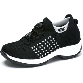 Comfort Wear Orthowear Shoes for Women,Comfortwear Ortho Stretch Cushion Shoes,Women's Comfortable Casual Ladies Athletic Shoe Thick Bottom