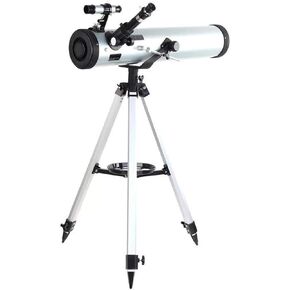 Telescopes Outdoor Astronomical Telescope Performance 700-76 Reflector Astronomical Telescope with Azimuthal Mount Adjus
