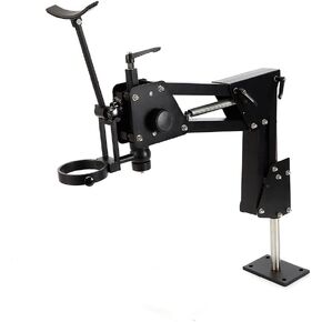 Jewelry Microscope Stand 85mm Bracket Hole Micro Inlaid Mirror Multi-Directional Microscope Stand Microscope Gem Diamond Setting Machine with Stand, Microscope Jewelry Tool(60mm Control High)