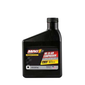 MG06AC16, Air Compressor Oil, Amber, 16 oz.