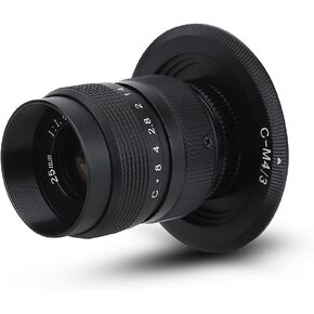 25mm 1.4 Lens C M43 Adapter Macro Ring EPL5 EPM3 EPL7 OM D