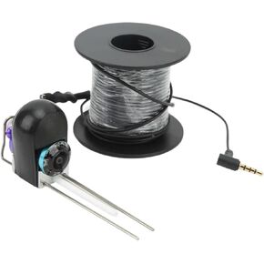Fish Camera Professional Aluminium Alloy CVBS Format Underwater Fishing Camera and Play for boat Accessories(Champagne)