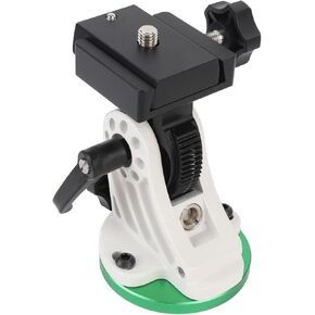Aluminum Alloy Equatorial Wedge Latitude Base for Astronomy Telescopes, 90° Tilt Adjustment, 3/8in Tripod Mount for Solar Photography