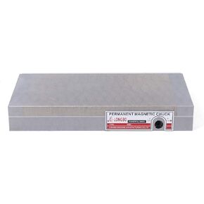 6x12 Inch Permanent Magnetic Chuck Fine Pole Magnetic Chuck, Magnetic Chuck for Surface Grinder, Grinding Machines, Line Cutting, Tapping Machines, Bench Drill(110mm Copper Strip Length)