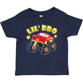 inktastic Monster Truck Little Bro Baby T-Shirt