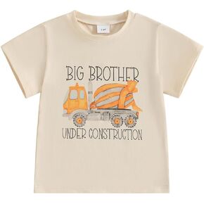 قميص Big Brother قميص طفل طفل رضيع إلى Big Brother إعلان T-Shirt Kids Summer Summer Summer Tee