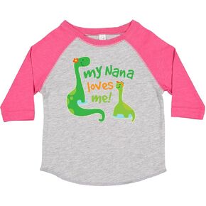inktastic My Nana Loves Me Grandson Toddler T-Shirt