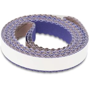Red Label Abrasives 2 X 72 Inch 220 Grit Scalloped Aluminum Oxide Sanding Belts, 3 Pack