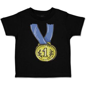 Cute Rascals Toddler T-Shirt Medal Necklace Others Olympics Sports Cotton Boy & Girl Clothes Funny Tee