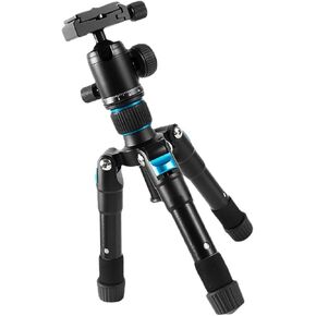 Portable Tripod Aluminum Desktop Stand 20Inch Height with 360Degree BallHead for DSLR Cameras and Video Camcorders