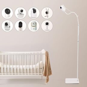 GOOZIE Baby Monitor Floor Stand Holder Compatible with Universal Camera Models Infant Optics DXR-8 Pro, HelloBaby, Eufy, Babysense, Nanit Pro Flex Stand, Vtech and Any Cameras with 1/4 Screw Mount