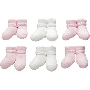 Trimfit Little Girls 'Cotton Infant Bootie 6-Pack