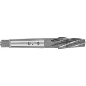 Taper Pin Hand Reamer 1:10 Conical Degree Sharp Manual Pin HSS Alloy Steel 9XC Blade Taper Shank Machine Reamer CNC Tools Milling Cutter(8mm)