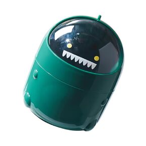 إبداع ديناصور -نوع القمامة من النوع Can Mini Tabletop Waste Container ليد للمكتب والاستخدام المنزلي لتنظيم نفايات الطعام والمزيد من التصميم اللطيف