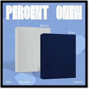 ONEW PERCENT [Photobook Ver.] 2nd Full Album (2 Ver Set)
