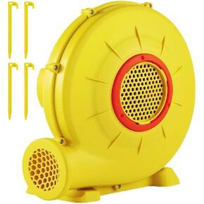Centrifugal Air Blower Air Blower Inflatable Blower， 450W-950W 3400RPM PP Plastic Fireproof for Inflating Outdoors Bounce Houses Water Slides Plumbing, Home Use(750W)
