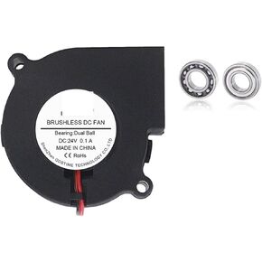 Centrifugal Air Blower 5 Pieces LOT DC 12V 2Pin 60mm 6cm 60x28mm 6028 Small Cooling Centrifugal Blower Fan Ball Bearing Turbo Fan Cooler Plumbing, Home Use(5PCS-12V-DUAL BALL_NO RGB)