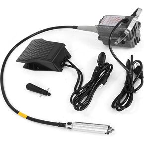 230W S-R Hanging Flex Shaft Mill Powerful Motor 4mm With Stepless Foot Pedal Repair Tools For Jewelry Polishing Design For Beginners DIY Use